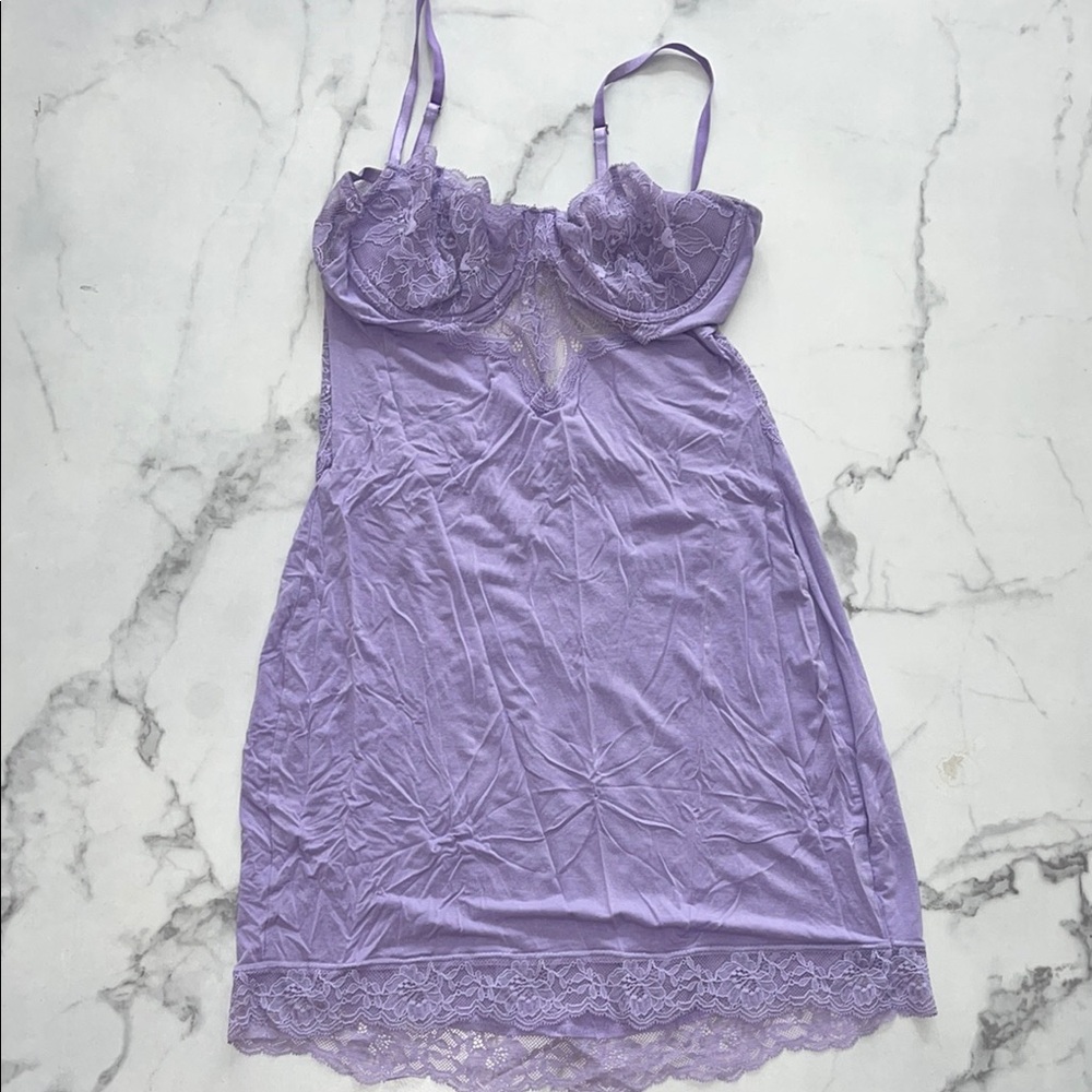 Victoria’s Secret Purple Lace Slip